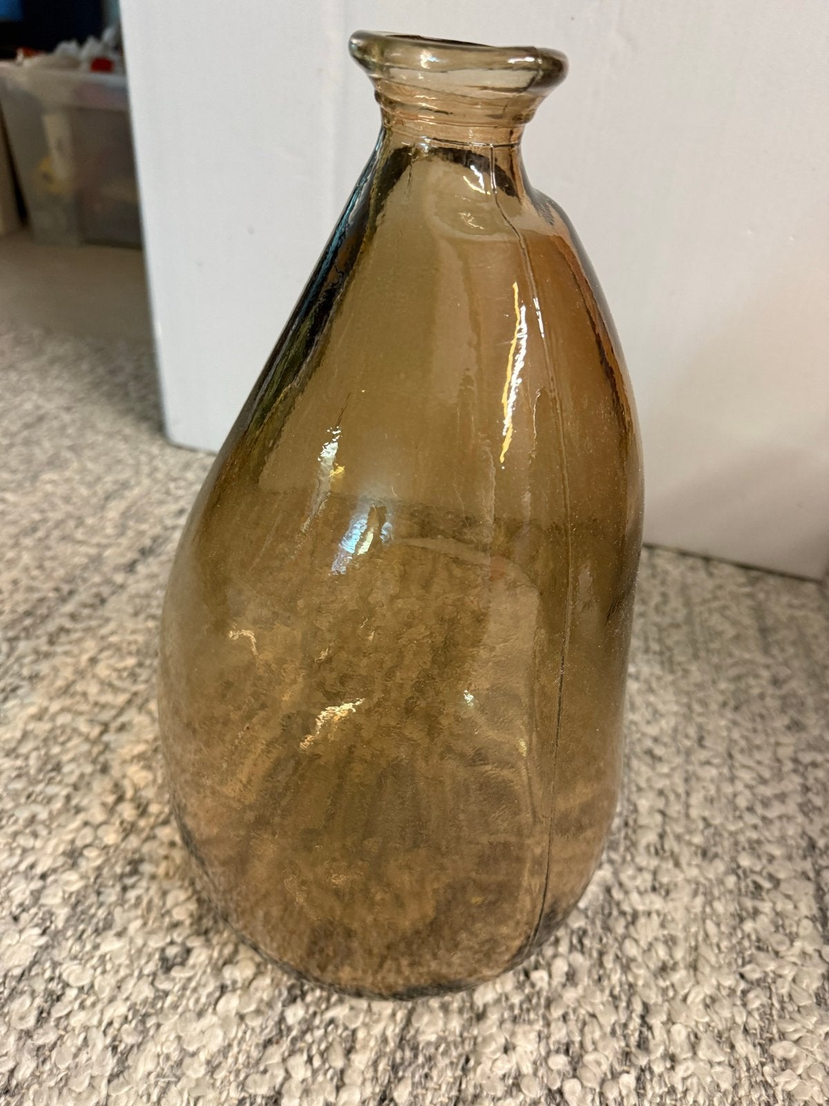 2 mooie siervazen, 25/30 cm hoog, Ophalen, Nieuw, Meerkleurig, Glas