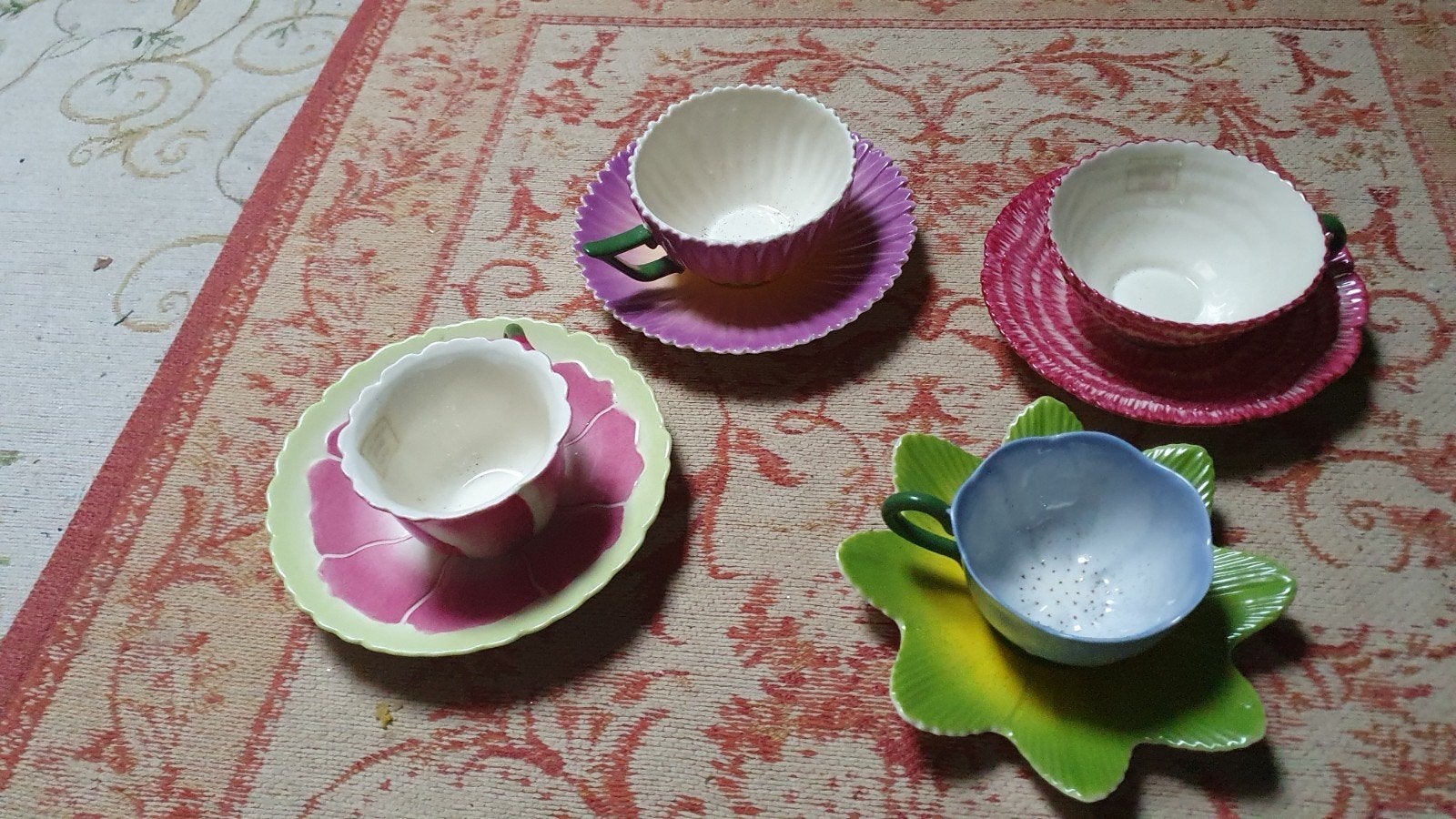 vintage laura ashley thee kopjes, Keramiek, Vintage, Ophalen of Verzenden, Zo goed als nieuw