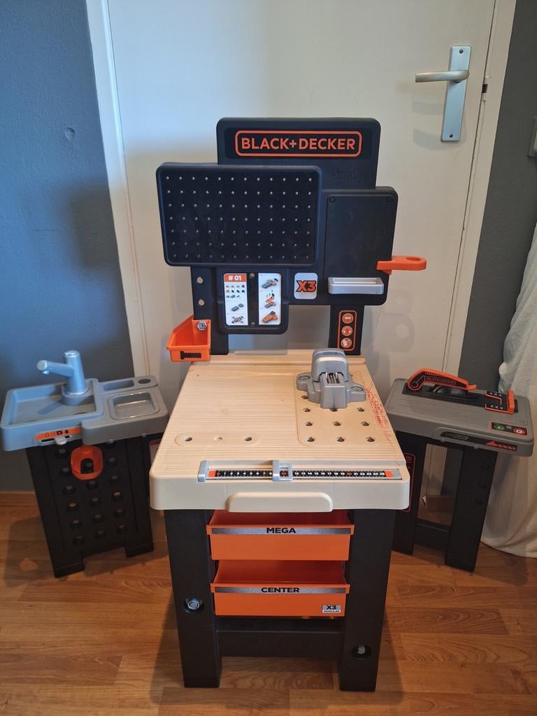 Black & Decker kinder werkbank met accesoires, Ophalen, Gebruikt