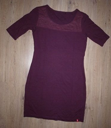 Paarse Jurk EDC by Esprit (38), Maat 38/40 (M), Paars, Ophalen of Verzenden, Knielengte