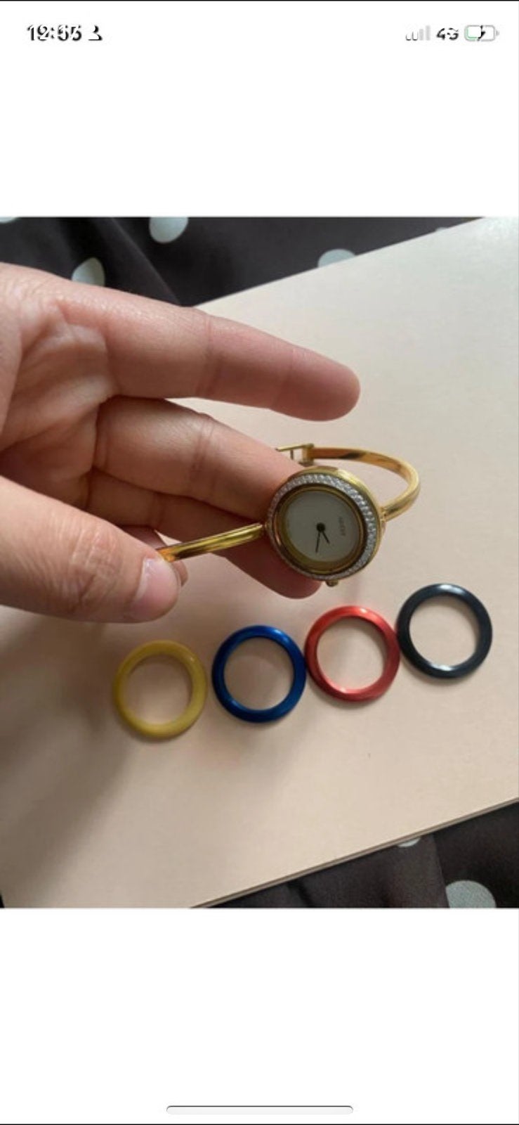 Gucci horloge met verwisselbare bezels - Origineel, Overige merken, Gebruikt, Polshorloge, Ophalen of Verzenden