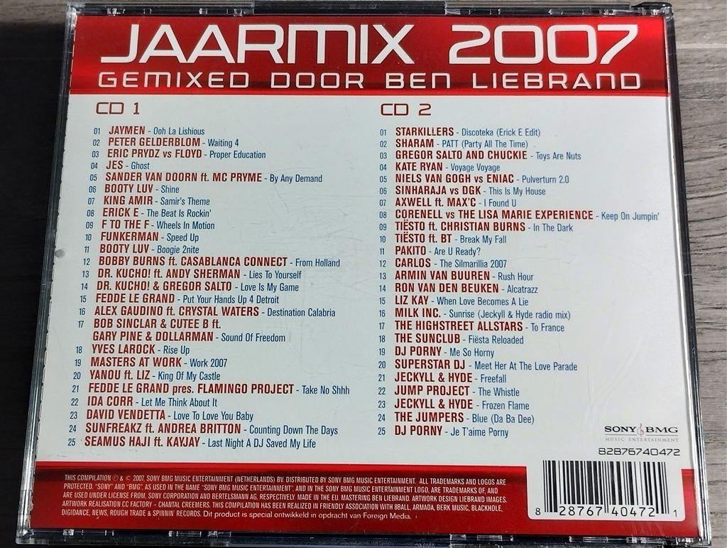 Ben Liebrand - Jaarmix 2007 [2 CD], Ophalen of Verzenden, Zo goed als nieuw, Disco