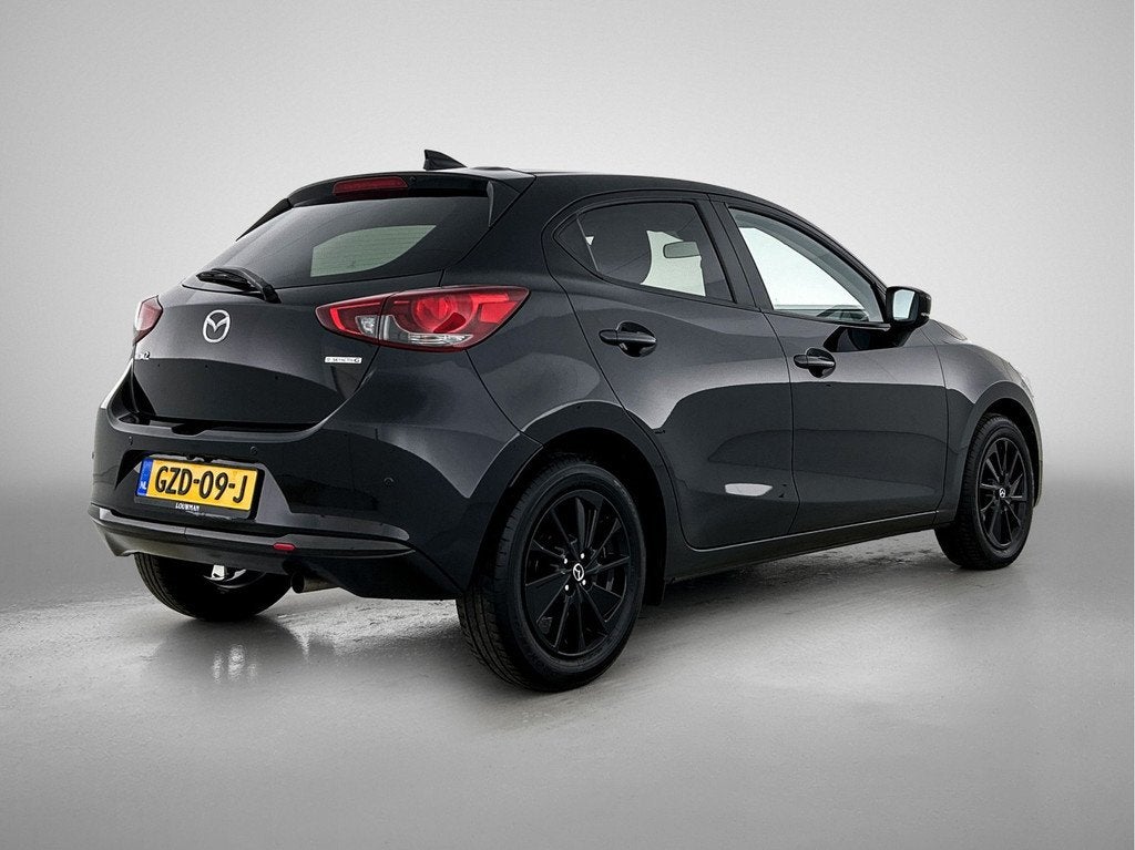 Mazda 2 1.5 e-SkyActiv-G 90 Homura Lage kilometerstand | Keu, Auto's, Mazda, 12 maanden, Stof, 4 cilinders, Zwart