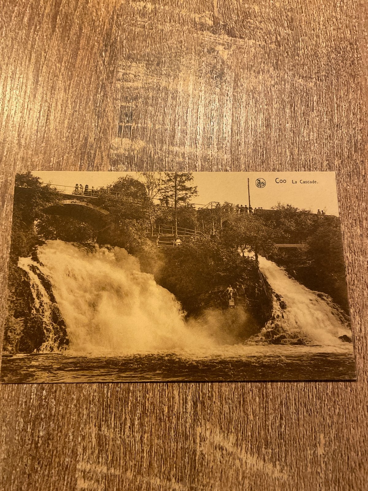 Oude Postkaart Coo La Cascade - Watervallen van Coo, Ophalen of Verzenden, Gelopen, Luik
