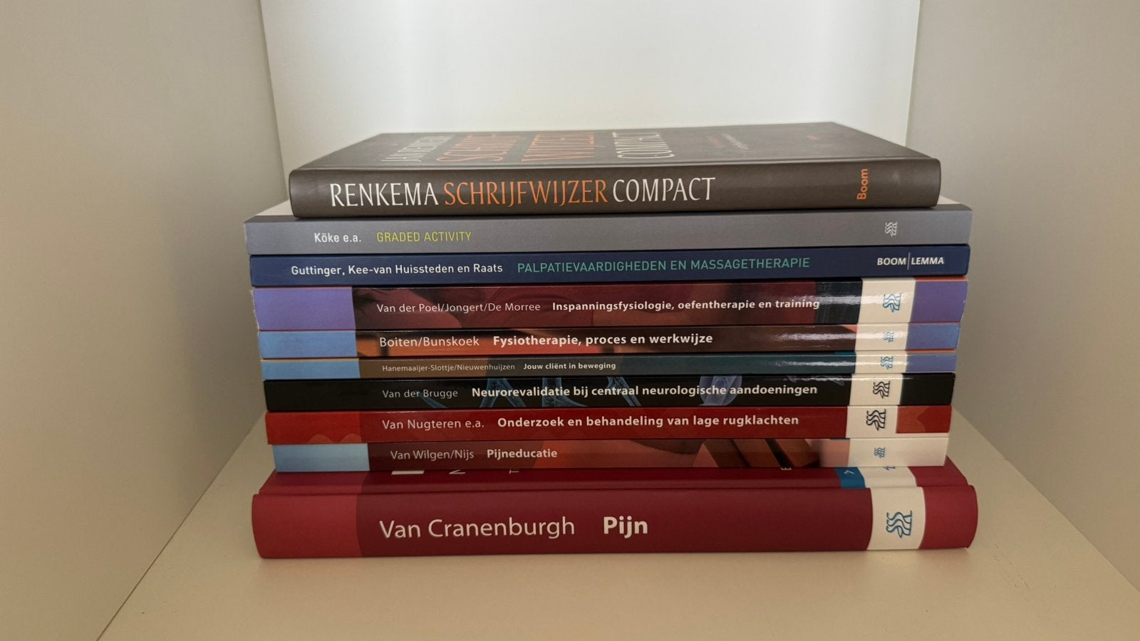 Fysiotherapie boeken voor het eerste en tweede jaar, Boeken, Ophalen, Beta, Zo goed als nieuw, HBO