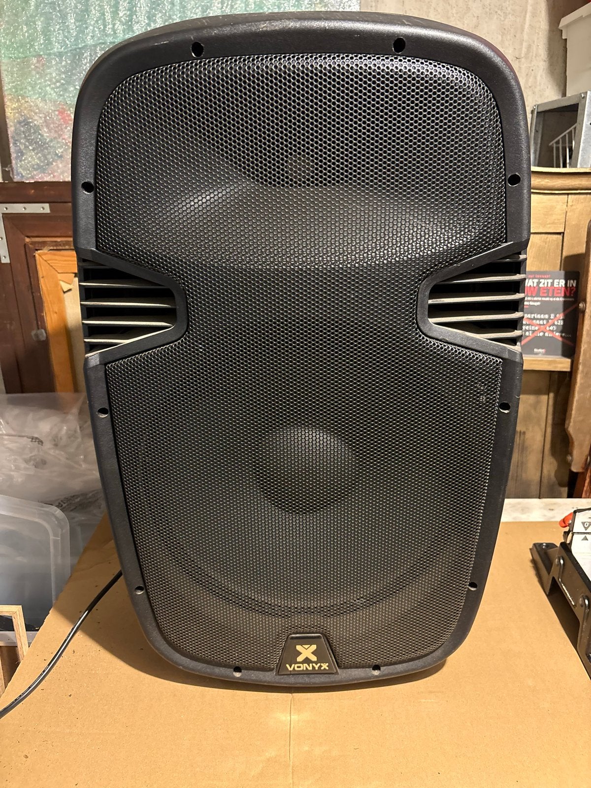 Vonyx SPJ-1500 Bluetooth Speaker - 800W - 15 Inch Woofer, Gebruikt, Party speaker, Bluetooth, Ophalen