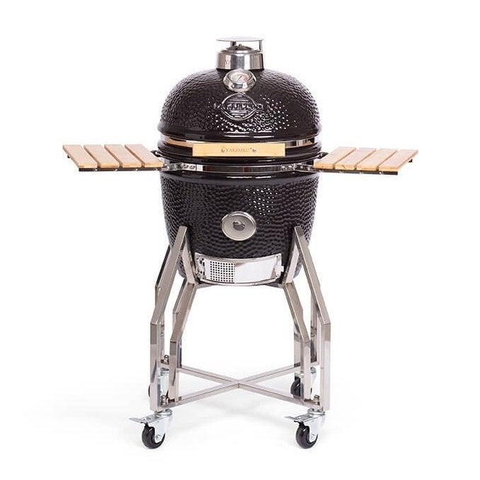 Yakiniku BBQ Kamado EGG Medium met onderstel en zijtafels