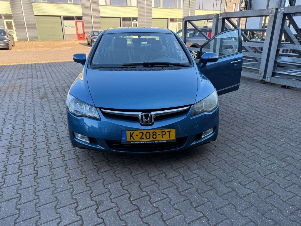 Honda Civic 1.3 Vtec Hybrid 4DR C-tr. 2007 Blauw, Auto's, Honda, Bedrijf, Civic, Hybride Elektrisch/Benzine, A, Sedan, Automaat