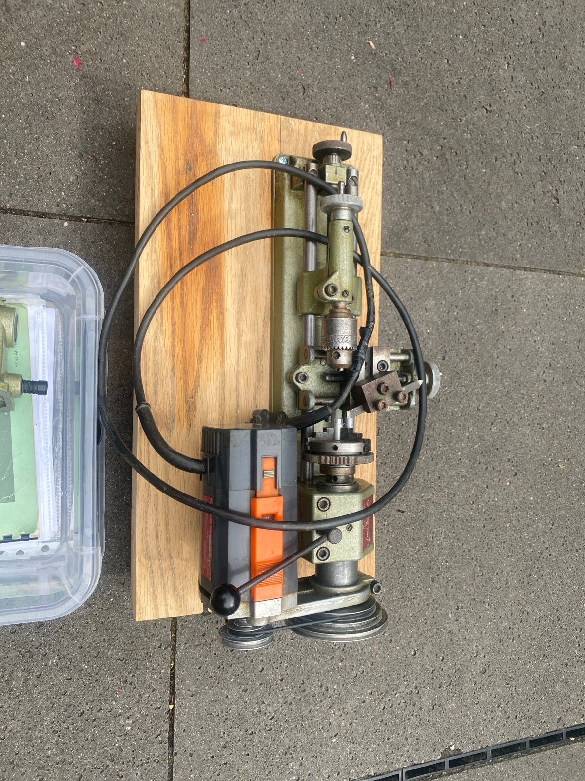 Emco Unimat SL met frees kolom en toebehoren, Ophalen, Gebruikt, Elektrisch, Overige soorten