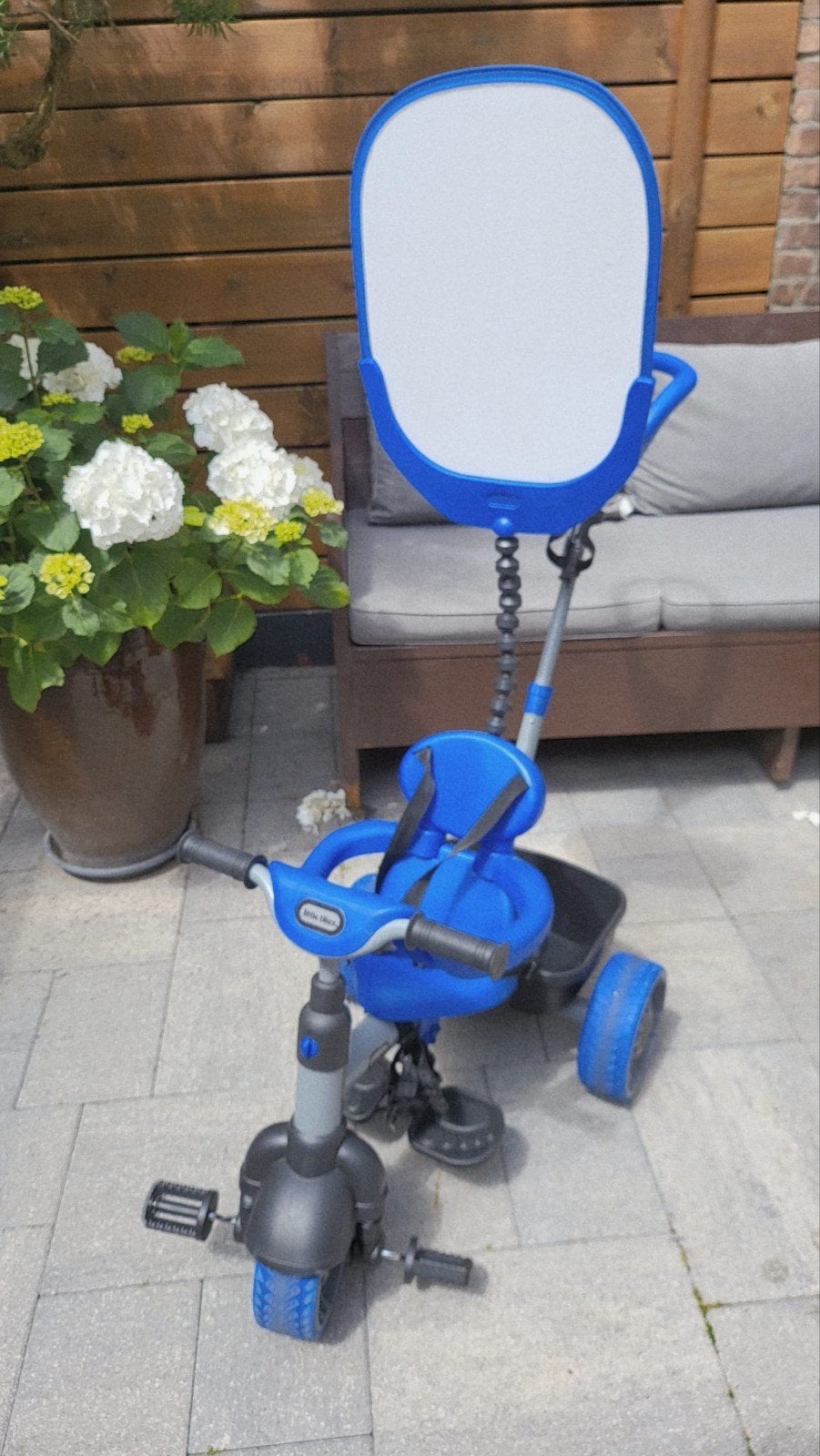 Little Tikes 4-in-1 Driewieler - Blauw, Fietsen en Brommers, Terugtraprem, Little Tikes, Ophalen of Verzenden, Verstelbare zitting