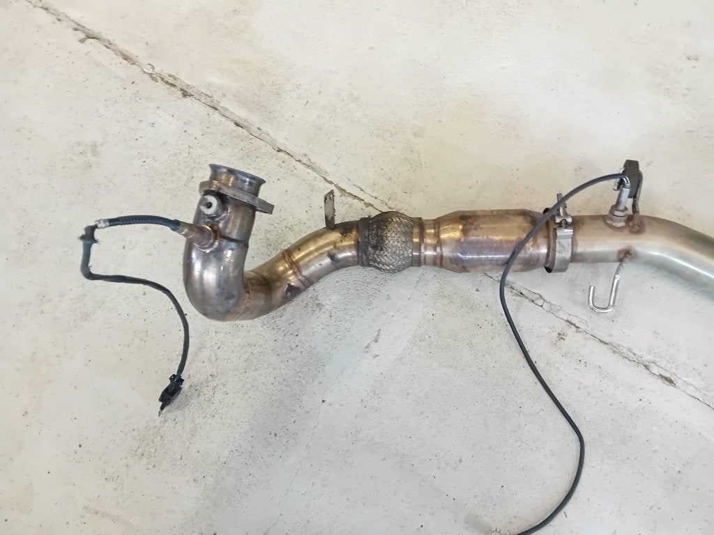 3 Inch downpipe RVS, 2 x lambdasonde Saab 900 NG/9-3., Ophalen of Verzenden, Gebruikt, Saab