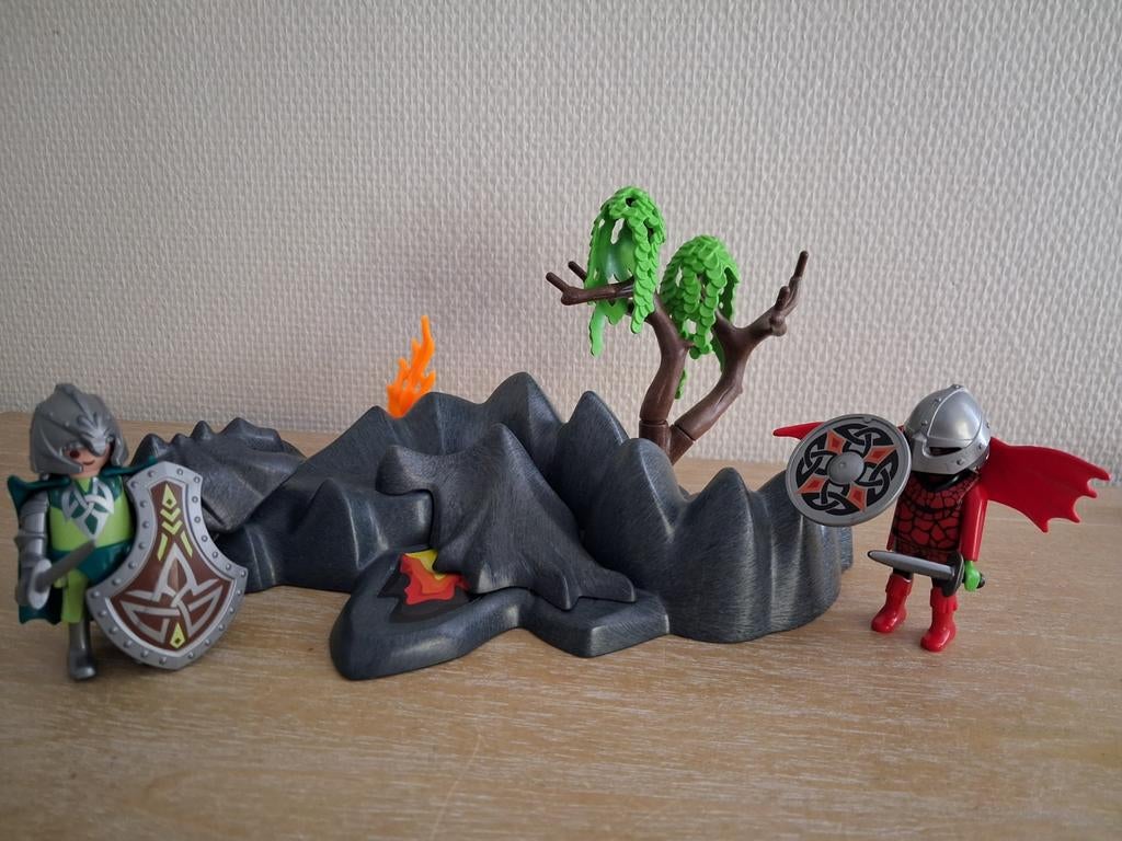 Playmobil drakenridders in gevecht setnr 4147, Ophalen of Verzenden, Zo goed als nieuw