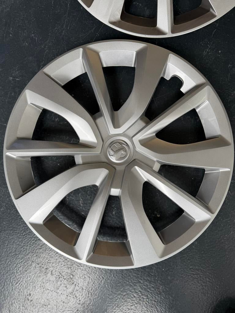 Wieldoppen set 16 inch - Zilverkleurig, Ophalen of Verzenden, Gebruikt