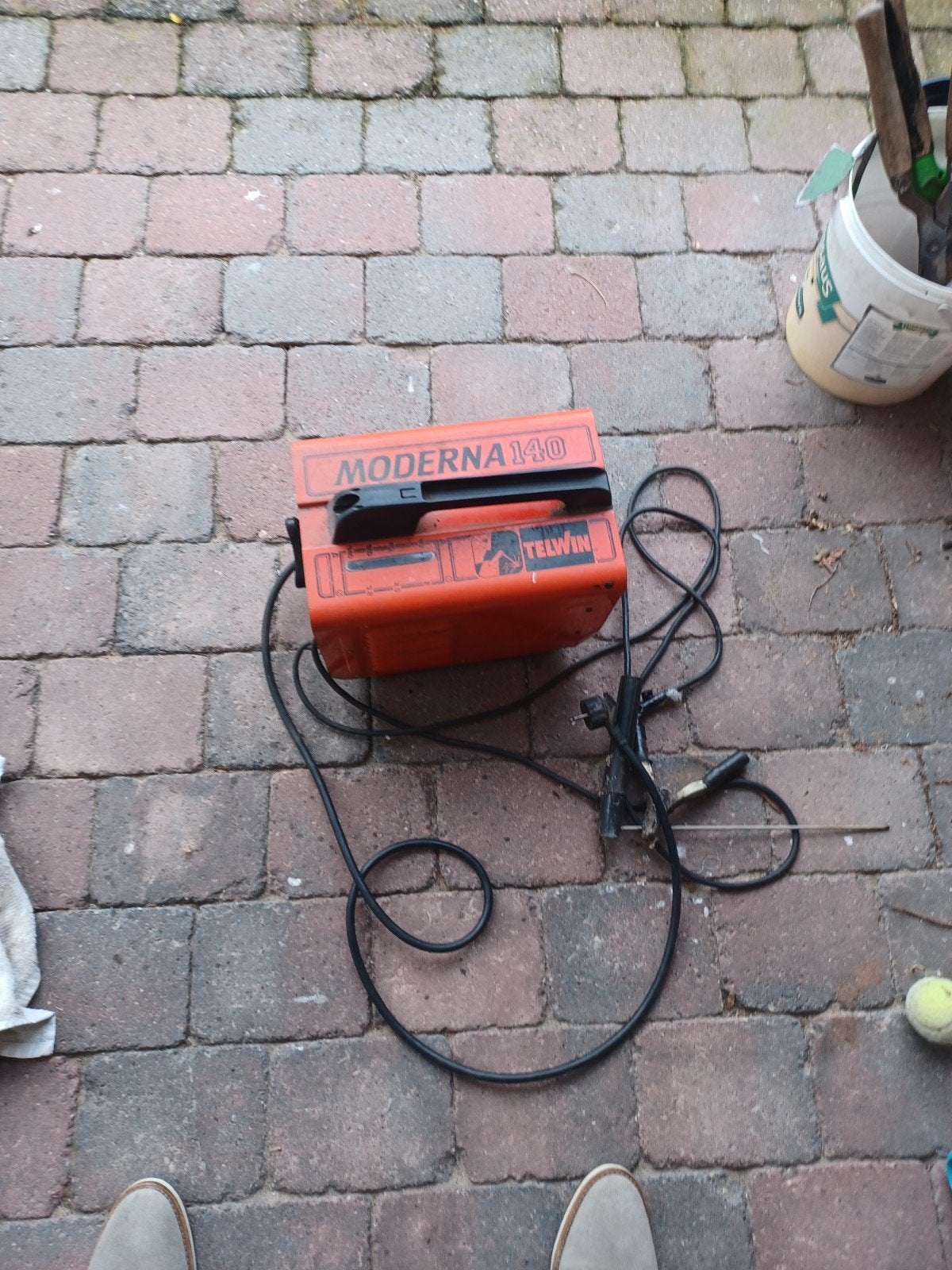 Telwin Moderna 140 lasapparaat, Doe-het-zelf en Verbouw, Ophalen, Gebruikt, Minder dan 150 ampère, Elektroden