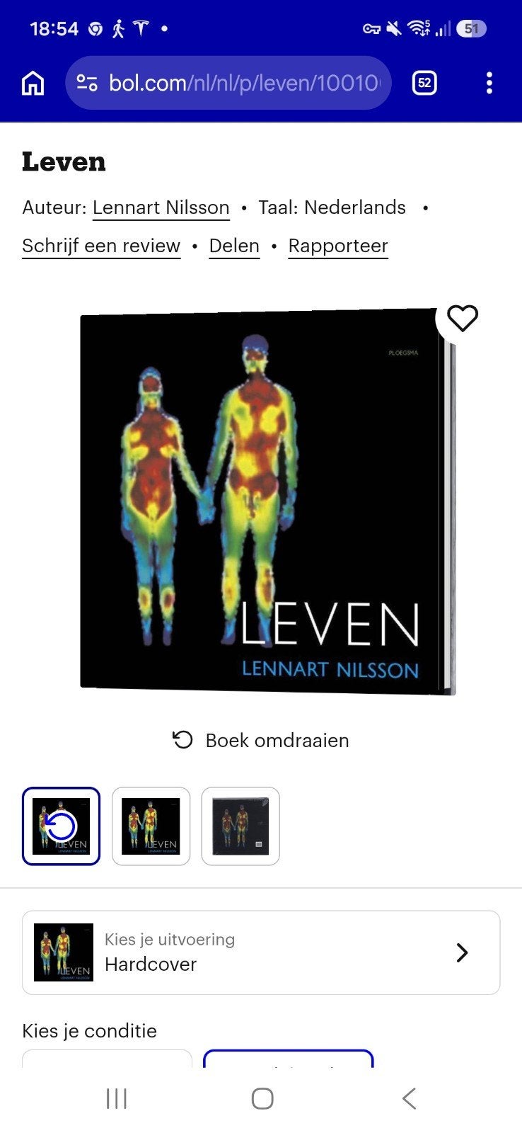 Leven - Lennart Nilsson (Hardcover), Boeken, Ophalen of Verzenden, Nieuw, Lennart Nilsson, Nederland
