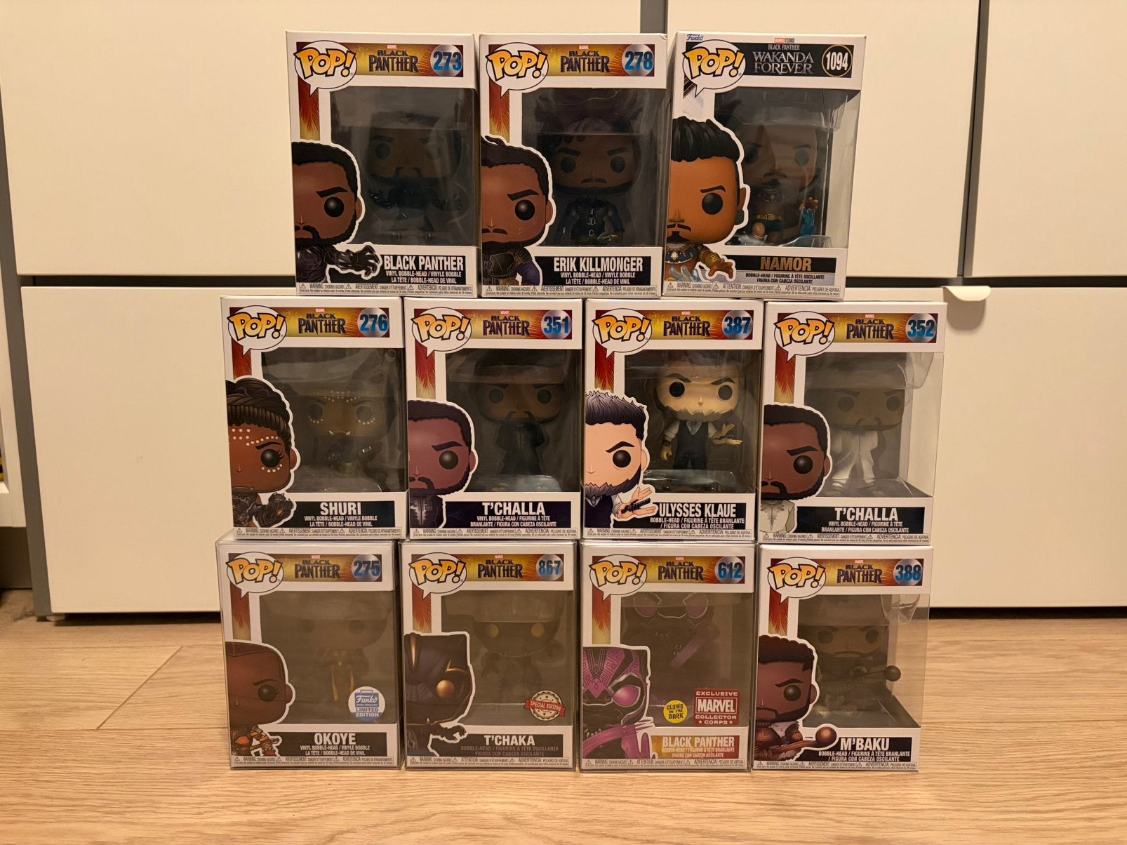 Funko pop: Marvel Black panther, Ophalen of Verzenden, Nieuw