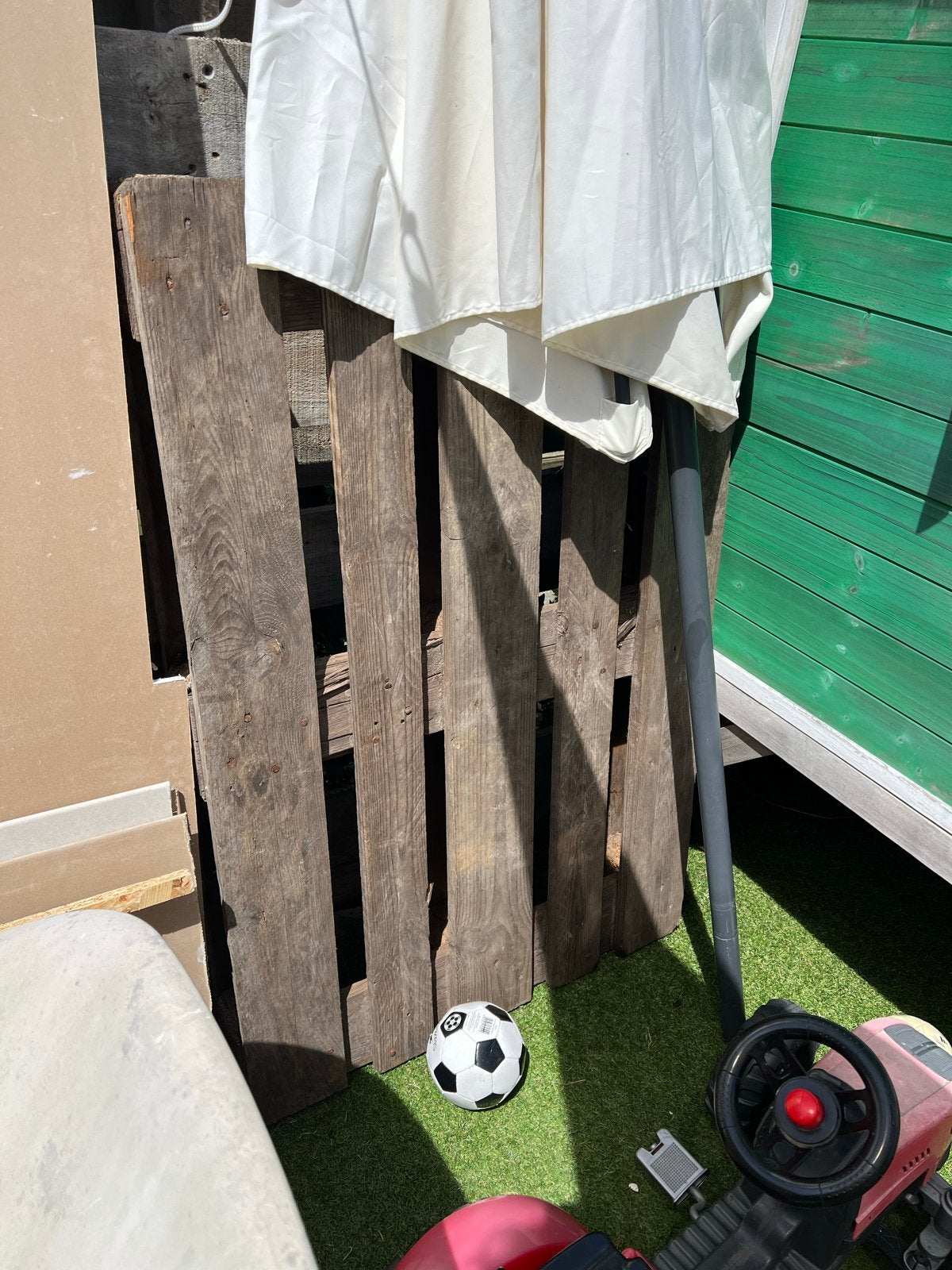 Gratis af te halen pallet, Doe-het-zelf en Verbouw, Ophalen, Gebruikt, Pallet