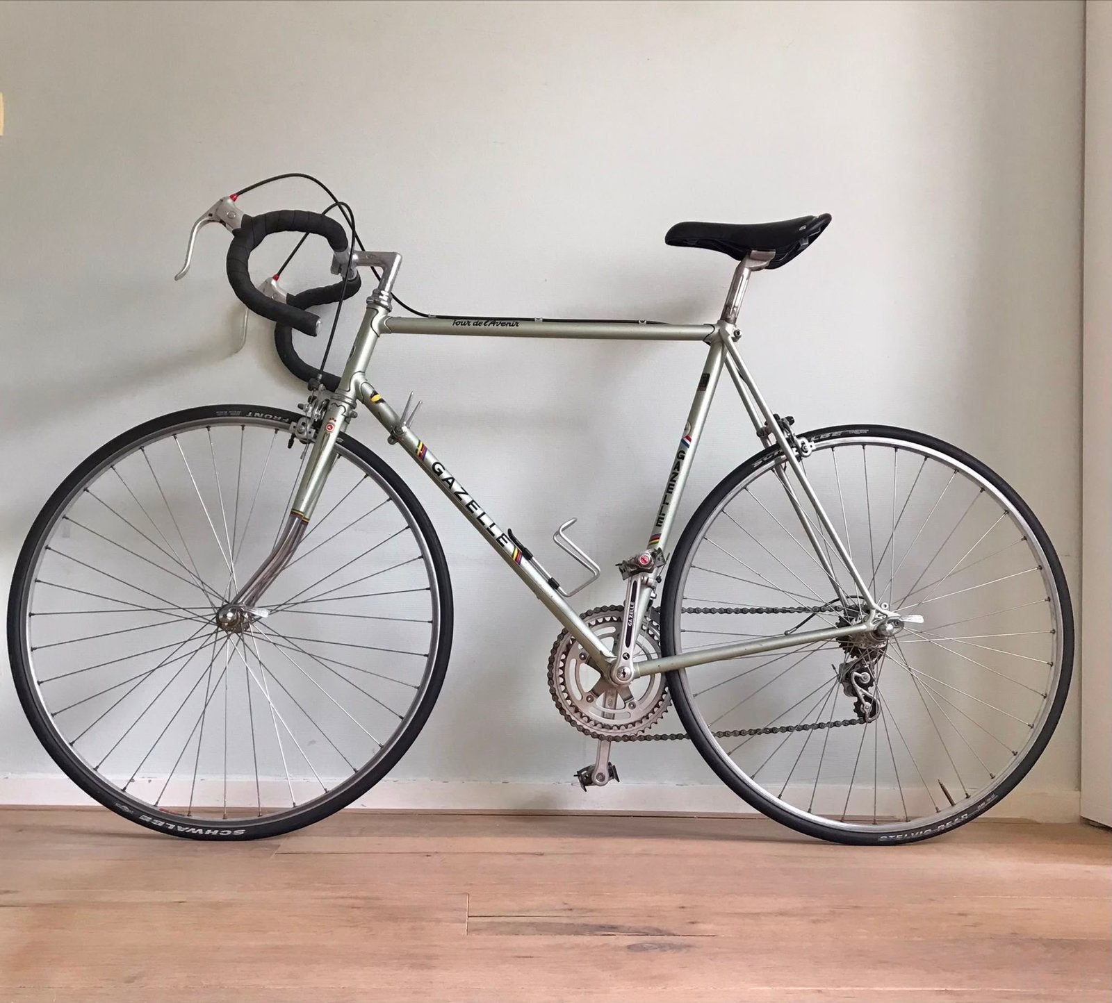 Gazelle Retro Racefiets - Olijfgroen, originele onderdelen, Fietsen en Brommers, Ophalen, Gebruikt, Gazelle