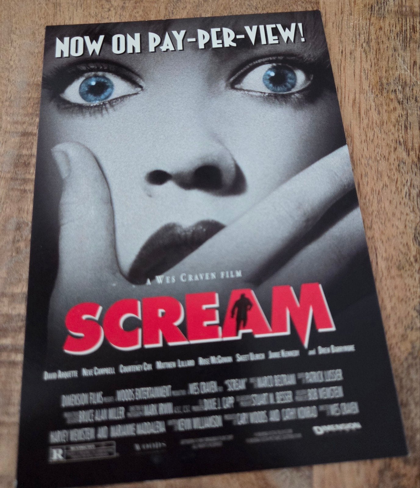 Scream - Originele Amerikaanse Ansichtkaart, Verzenden, 1980 tot heden, Gelopen, Sterren en Beroemdheden