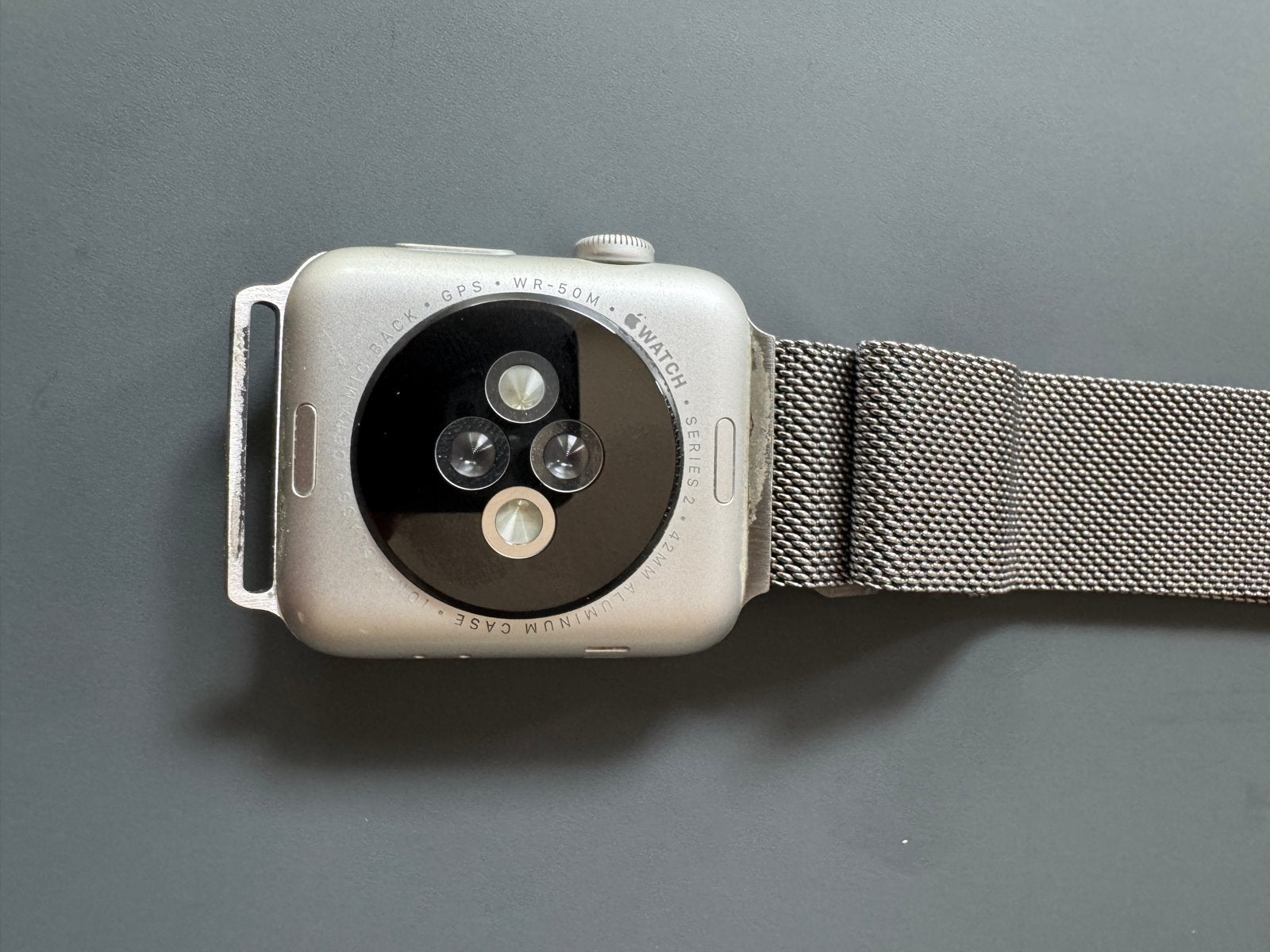 Apple Watch Series 2 - Zilver met Milanese band, IOS, Ophalen of Verzenden, Waterdicht, Zilver