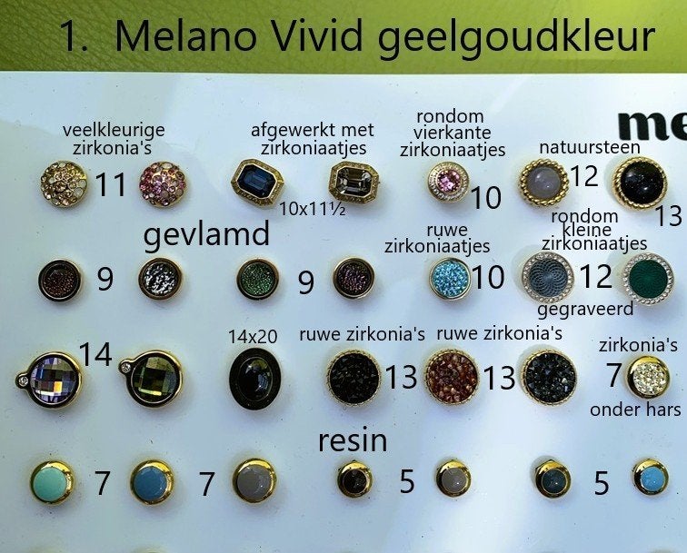 Melano VIVID Zettingen+Ringen+Armbanden+Oorbellen en Ketting, IJzer of Staal, Nieuw, Ophalen of Verzenden, 17 tot 18