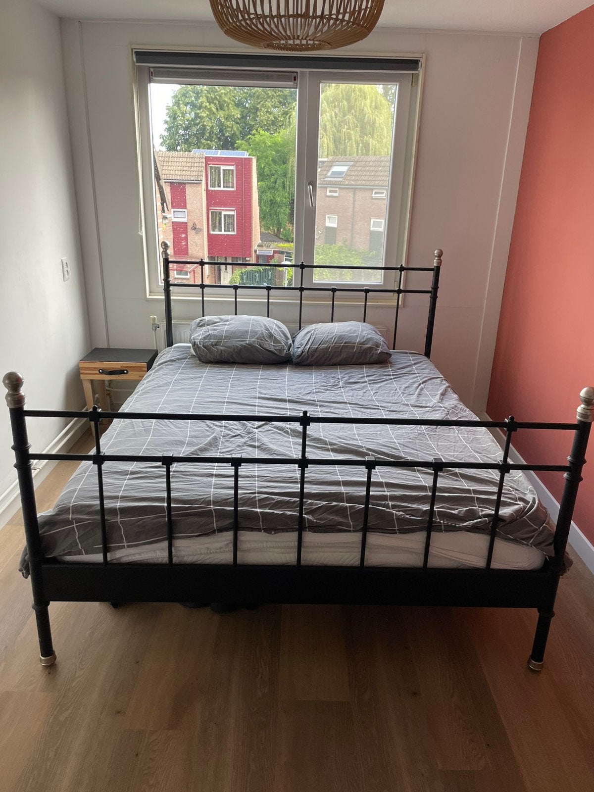 Twee persoonsbed, Ophalen, Tweepersoons, Zo goed als nieuw, 160 cm