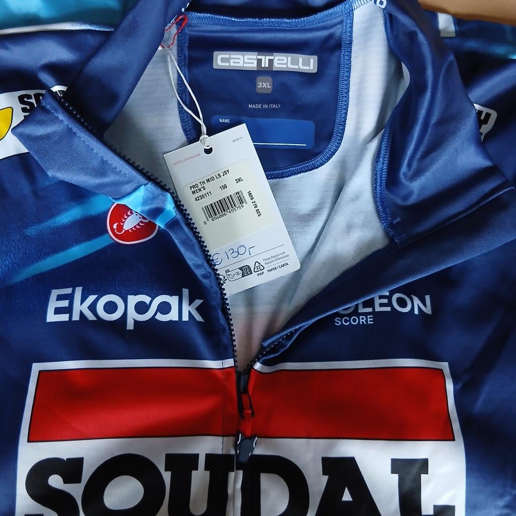 Castelli Soudal Quick-Step 2025 Wielerkleding 3XL (Nieuw), Ophalen of Verzenden, Nieuw, Kleding