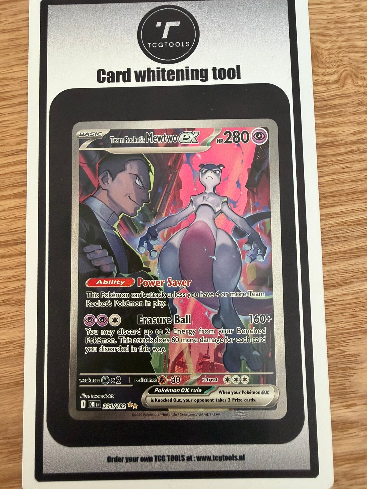 Team Rocket’s Mewtwo EX 231/182 Destined Rivals, Ophalen of Verzenden, Zo goed als nieuw