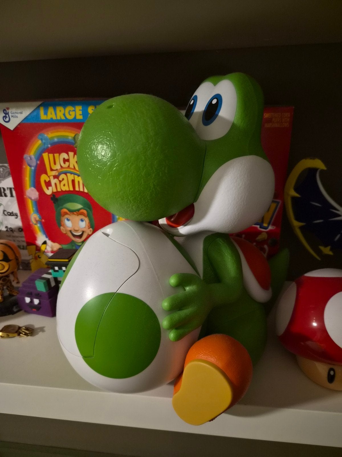 Yoshi Popcorn Bak - Super Mario Bros. Figuur, Ophalen of Verzenden, Gebruikt, Jongen of Meisje