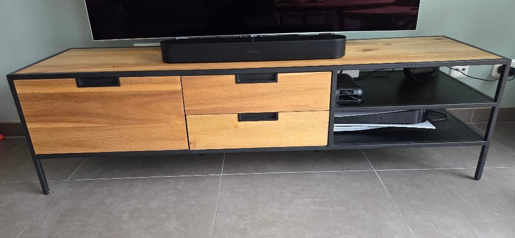 TV meubel Madison Light 160, Ophalen, Gebruikt, 150 tot 200 cm, Minder dan 100 cm