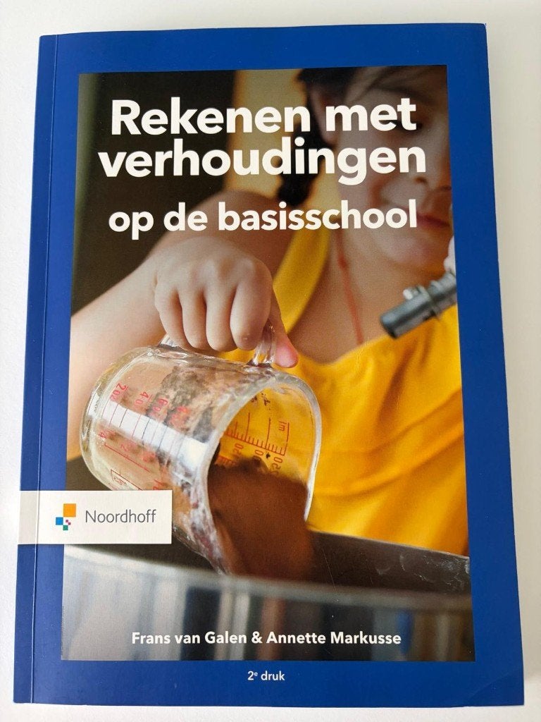 Rekenen met verhoudingen op de basisschool, Boeken, Ophalen of Verzenden, Beta, Zo goed als nieuw, HBO