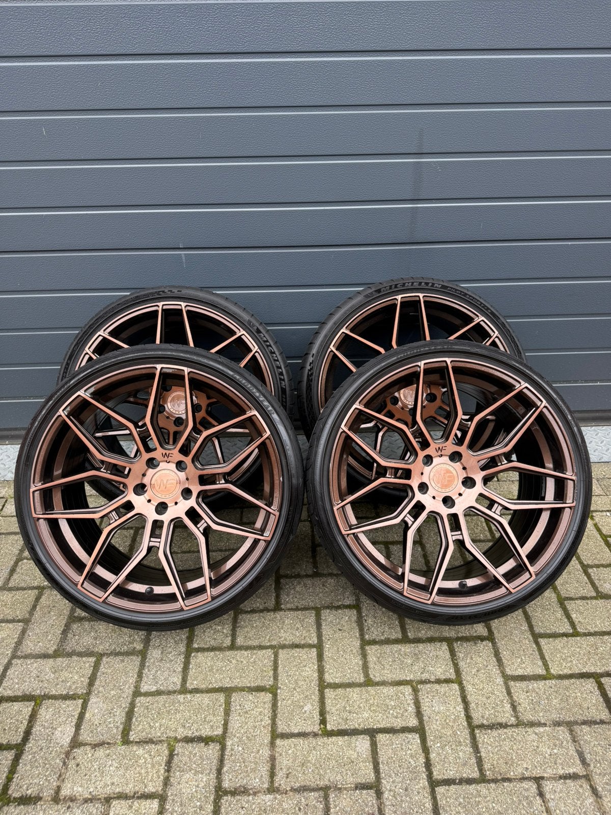 Wheelforce CF.2 FF Flow Forged bronze Audi A5 S5 RS5 5x112, Auto-onderdelen, Ophalen, Gebruikt, 265 mm, Banden en Velgen