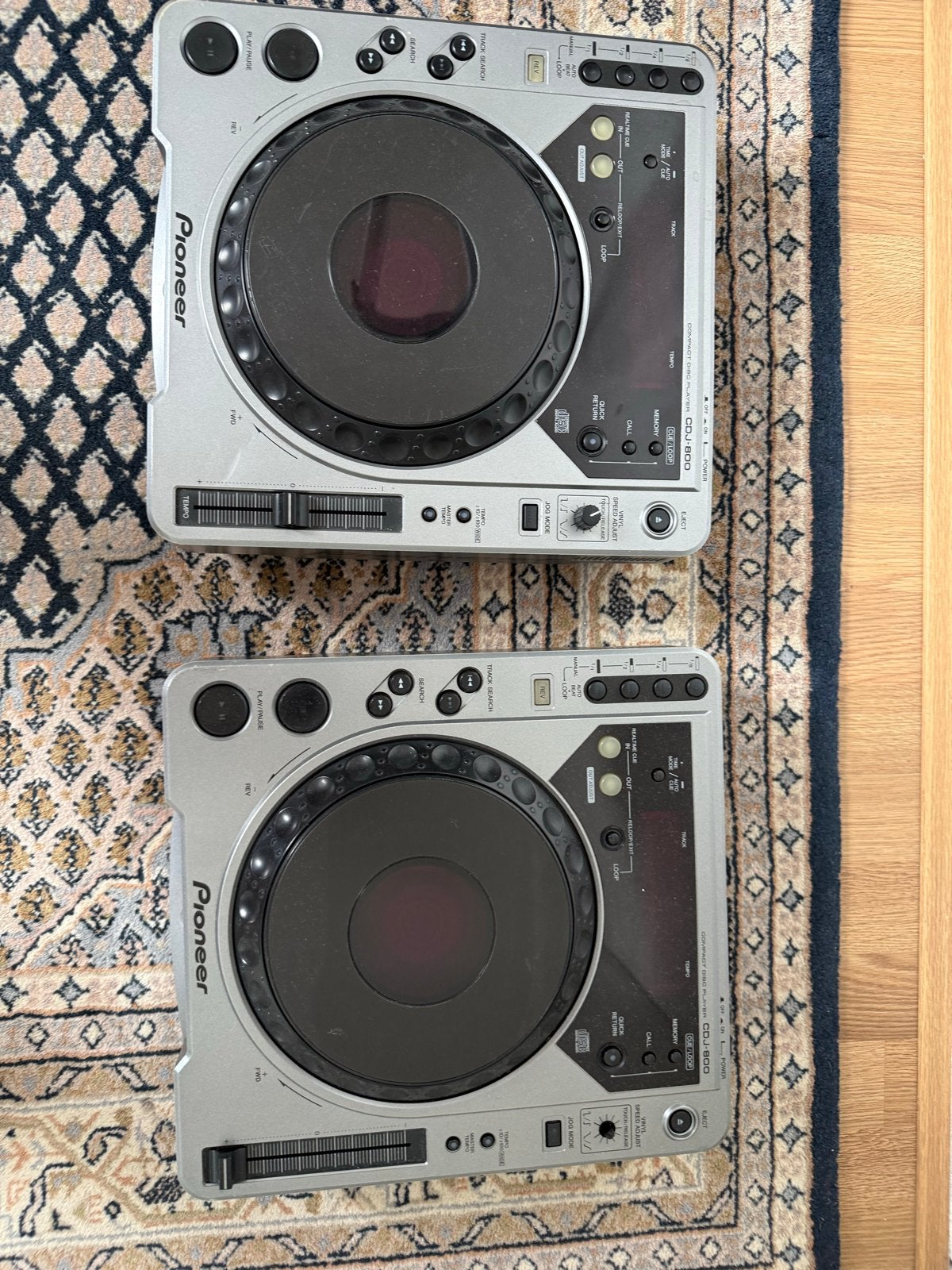 2x Pioneer CDJ-800 - Defect voor onderdelen/reparatie, Ophalen of Verzenden, Gebruikt, Dj-set, Pioneer