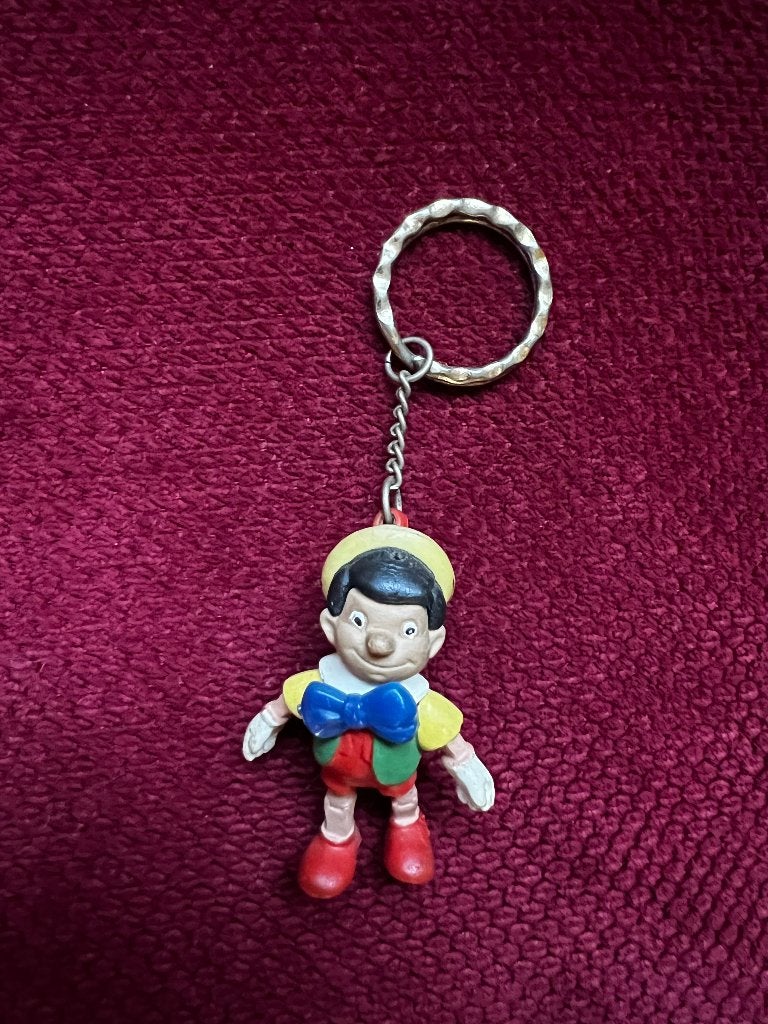 vintage sleutelhanger Pinokkio, Verzamelen, Sleutelhangers, Ophalen, Zo goed als nieuw, Merk