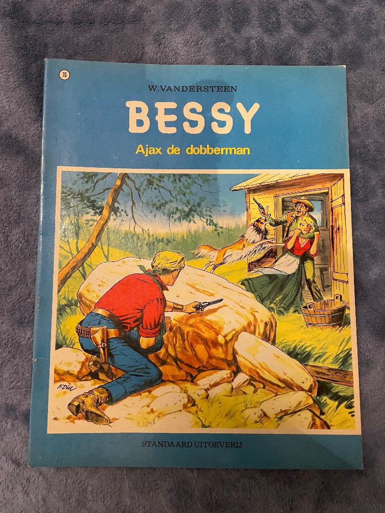 Bessy – Ajax de doberman Nr. 76, Eén stripboek, Ophalen of Verzenden, Gelezen, Willy Vandersteen