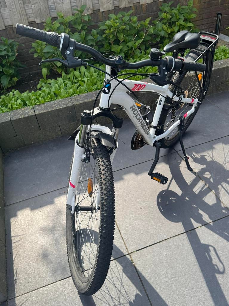 Rockrider ST100 Mountainbike - Wit (27,5 inch banden), Hardtail, Velgrem, Zo goed als nieuw, Dames