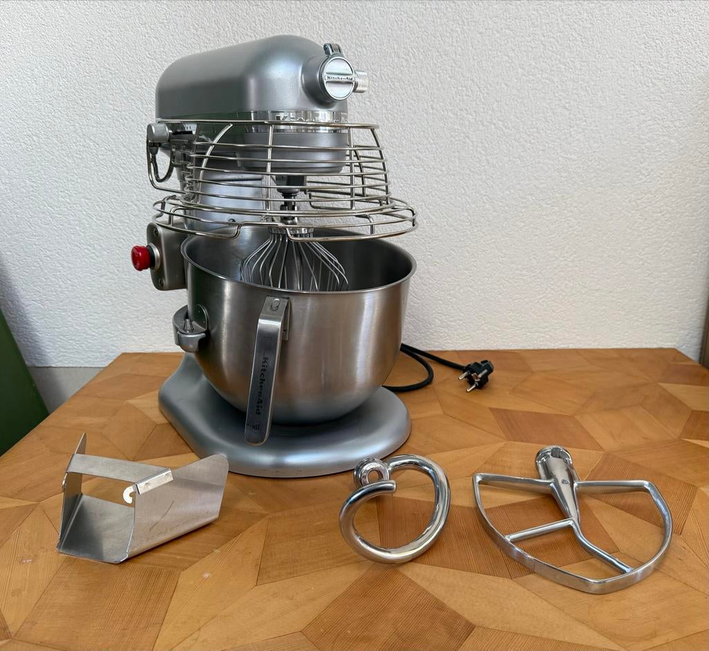 Kitchenaid Professional 6.9L Bowl-Lift Mixer Zilver, Witgoed en Apparatuur, Keukenmixers, 4 liter of meer, 3 snelheden of meer