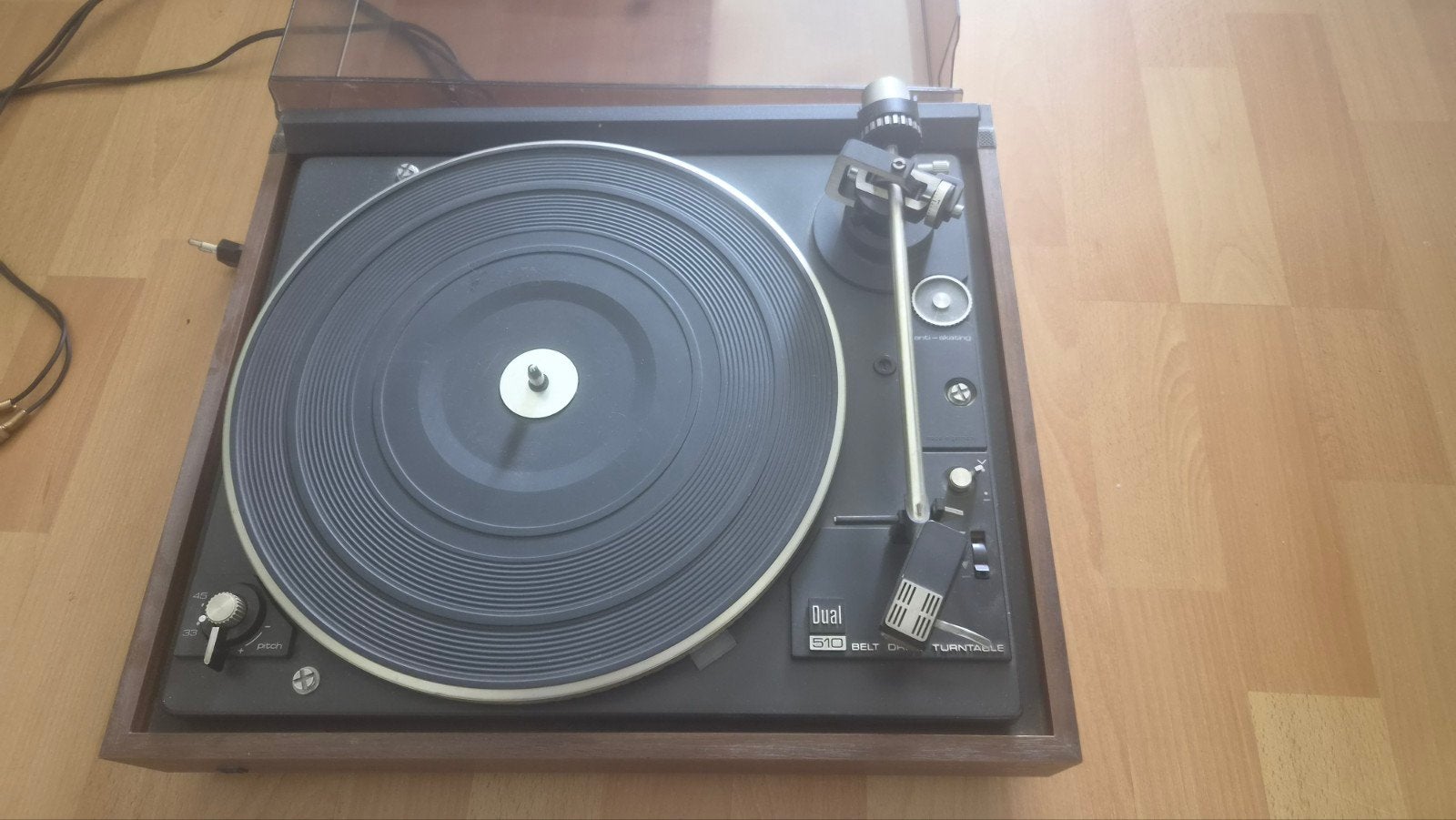 DUAL 510 Platenspeler - Vintage Geluidservaring, Ophalen of Verzenden, Gebruikt, Platenspeler, Dual