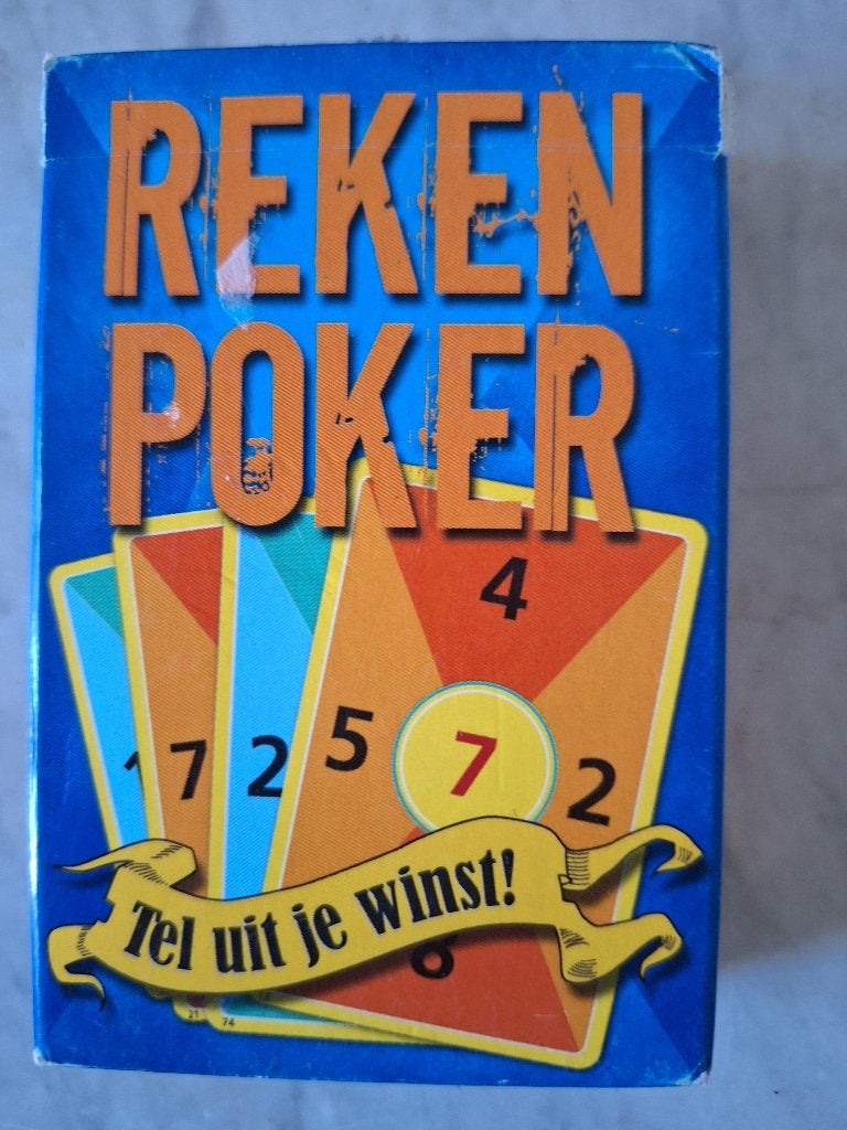 Reken Poker - Educatief Rekenspel voor Remedial Teaching, Kinderen en Baby's, Speelgoed | Educatief en Creatief, Ophalen of Verzenden