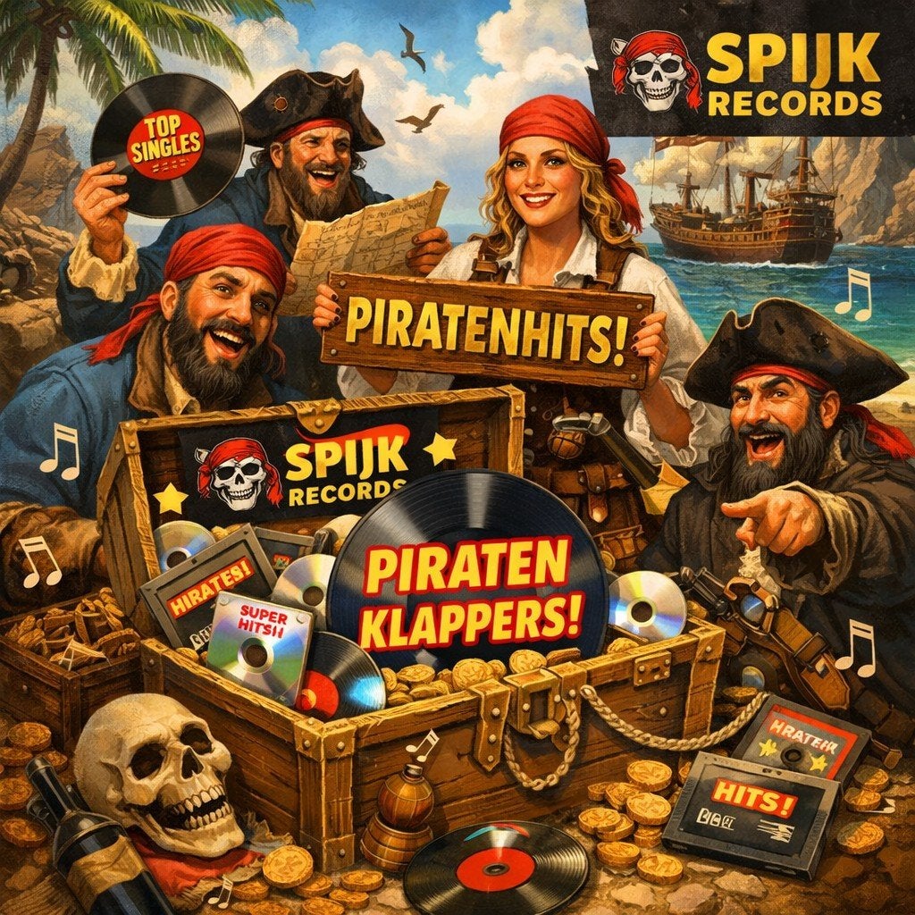 Gevraagd Piratenhits & Piratenklappers Singles 7 inch vinyl, Cd's en Dvd's, Cd's | Nederlandstalig, Gebruikt, Piraten en Zeemansliederen