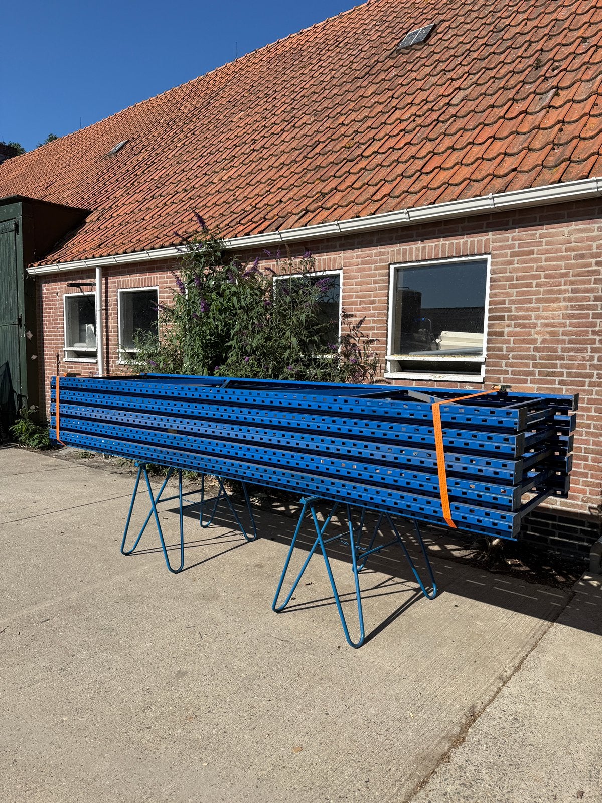 Nimar palletstelling staanders, Zakelijke goederen, Kantoor en Winkelinrichting | Magazijn, Stelling en Opslag, Ophalen