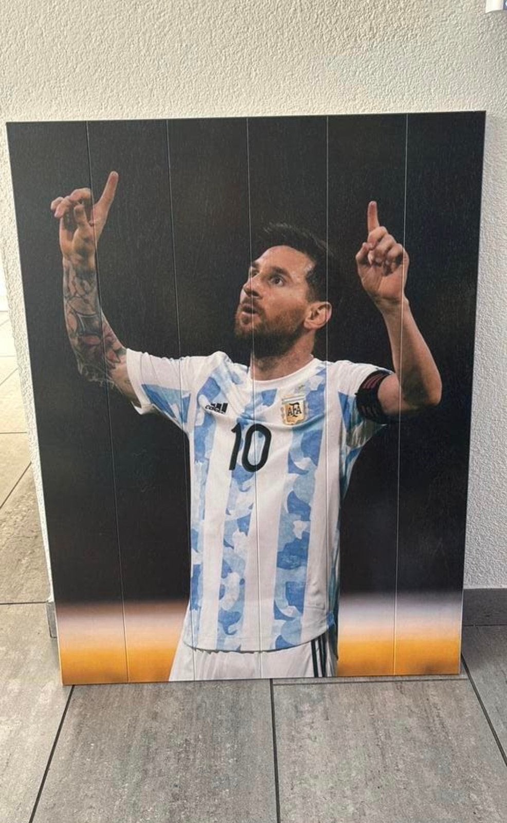 Lionel Messi schilderij Argentinië, Ophalen of Verzenden, Overige typen