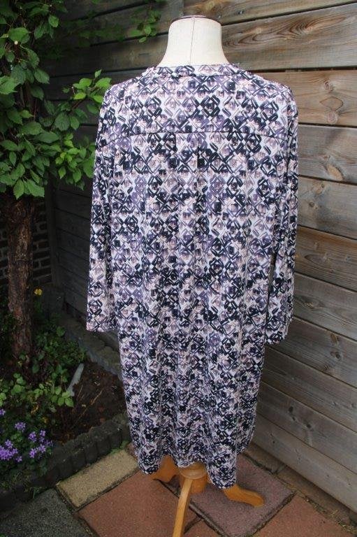 Jurk zwart/ bruin/ beige Ophilia mt 5 (52/54) Vaste prijs, Kleding | Dames, Ophalen of Verzenden, Zo goed als nieuw, Ophilia, Jurk
