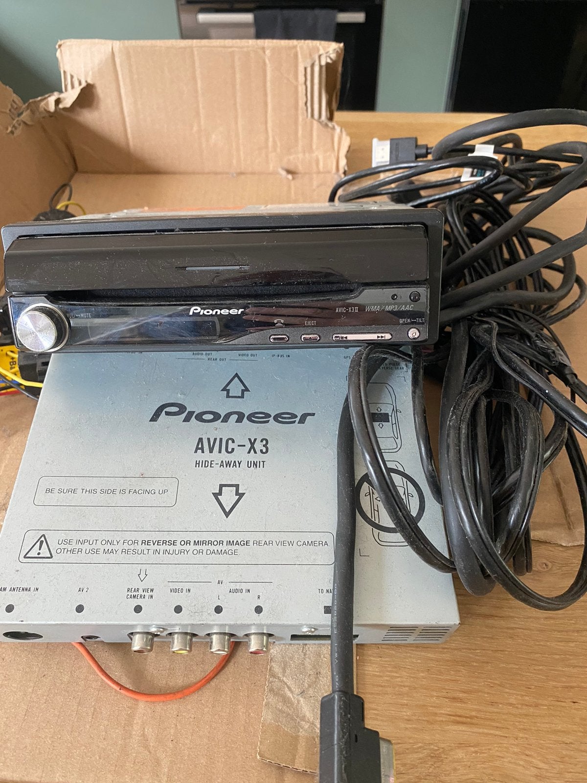 Pioneer avic x3, Ophalen, Gebruikt