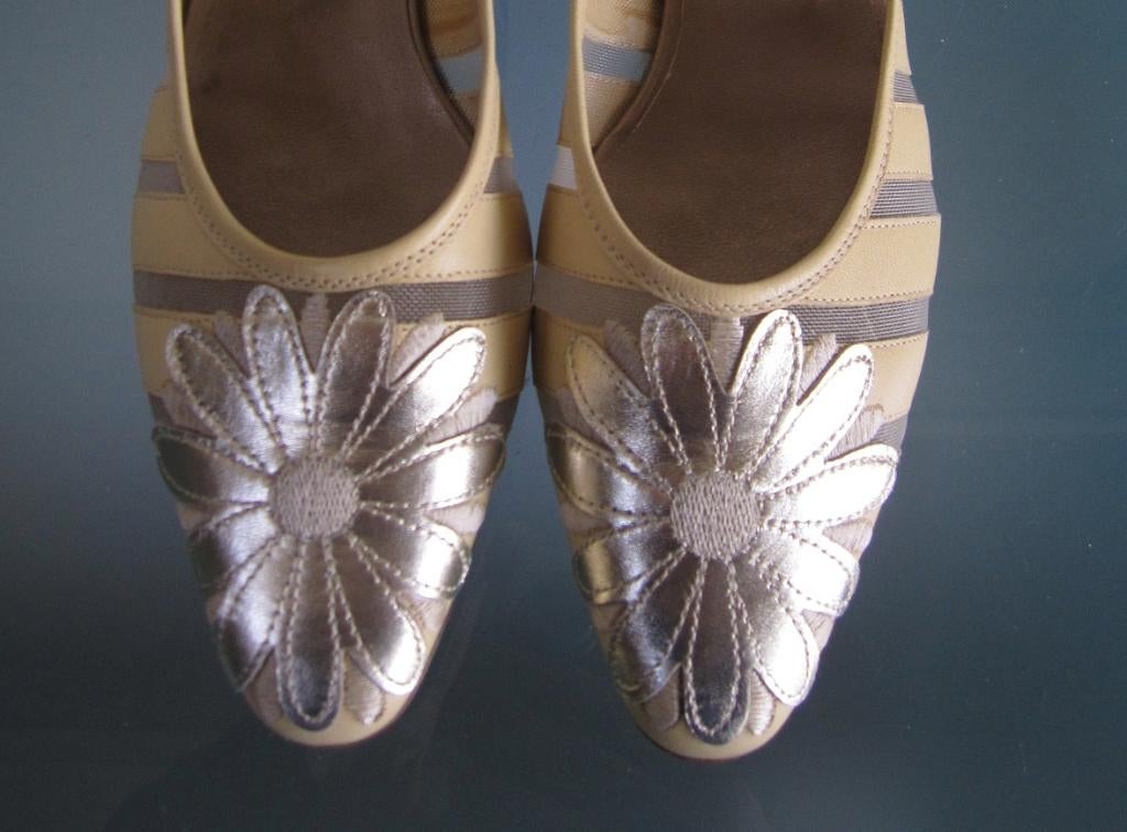 Moda di Fausto 40.5 | flats geel Nieuw | Gratis verzenden, Verzenden, Moda di Fausto, Geel, Nieuw