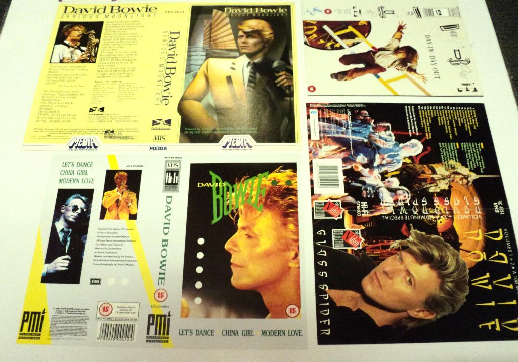 David Bowie PROMO Video Insert sheets - nooit gebruikt !, Verzenden, Nieuw, Poster, Artwork of Schilderij