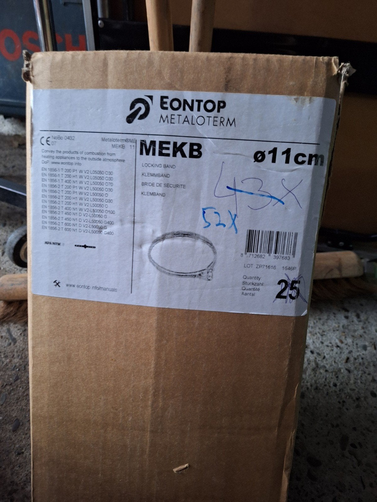 Eontop metaloterm  mekb concentrische klemband lockingband 1, Nieuw, Ophalen of Verzenden, X, X