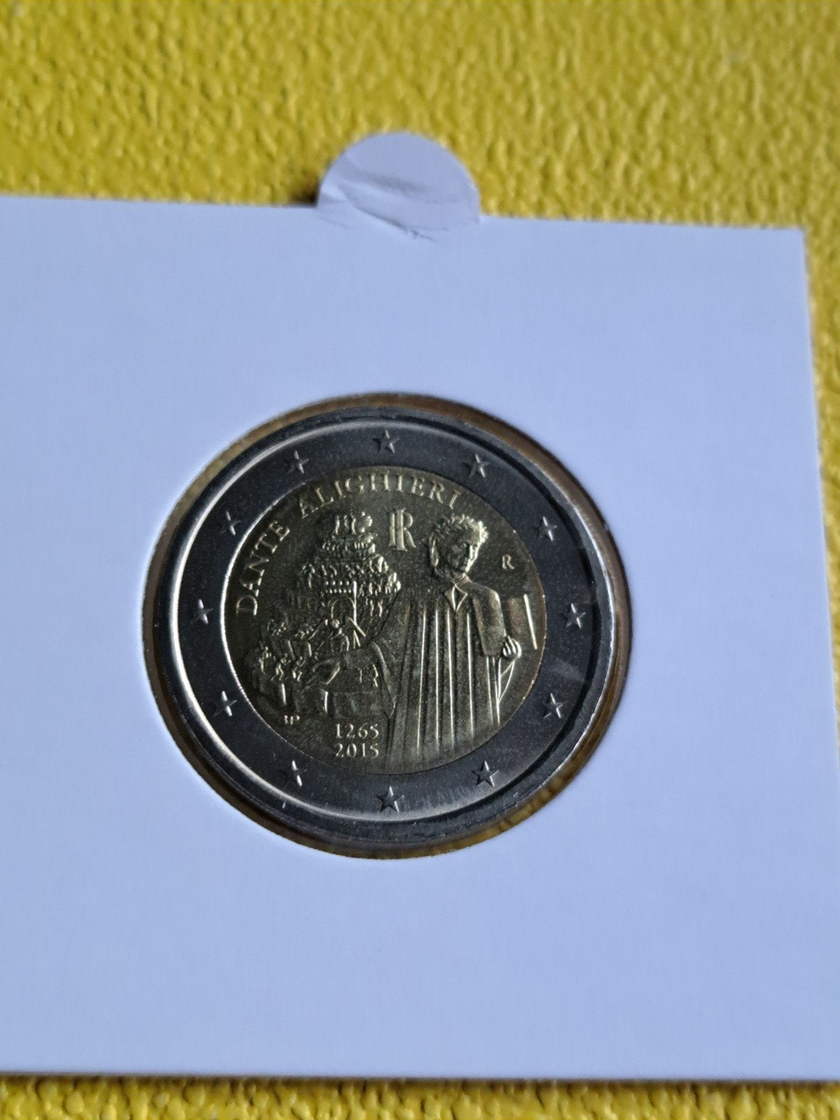 2 euro UNC Italië 2015 Dante Alighieri, Postzegels en Munten, Ophalen of Verzenden, Italië, 2 euro