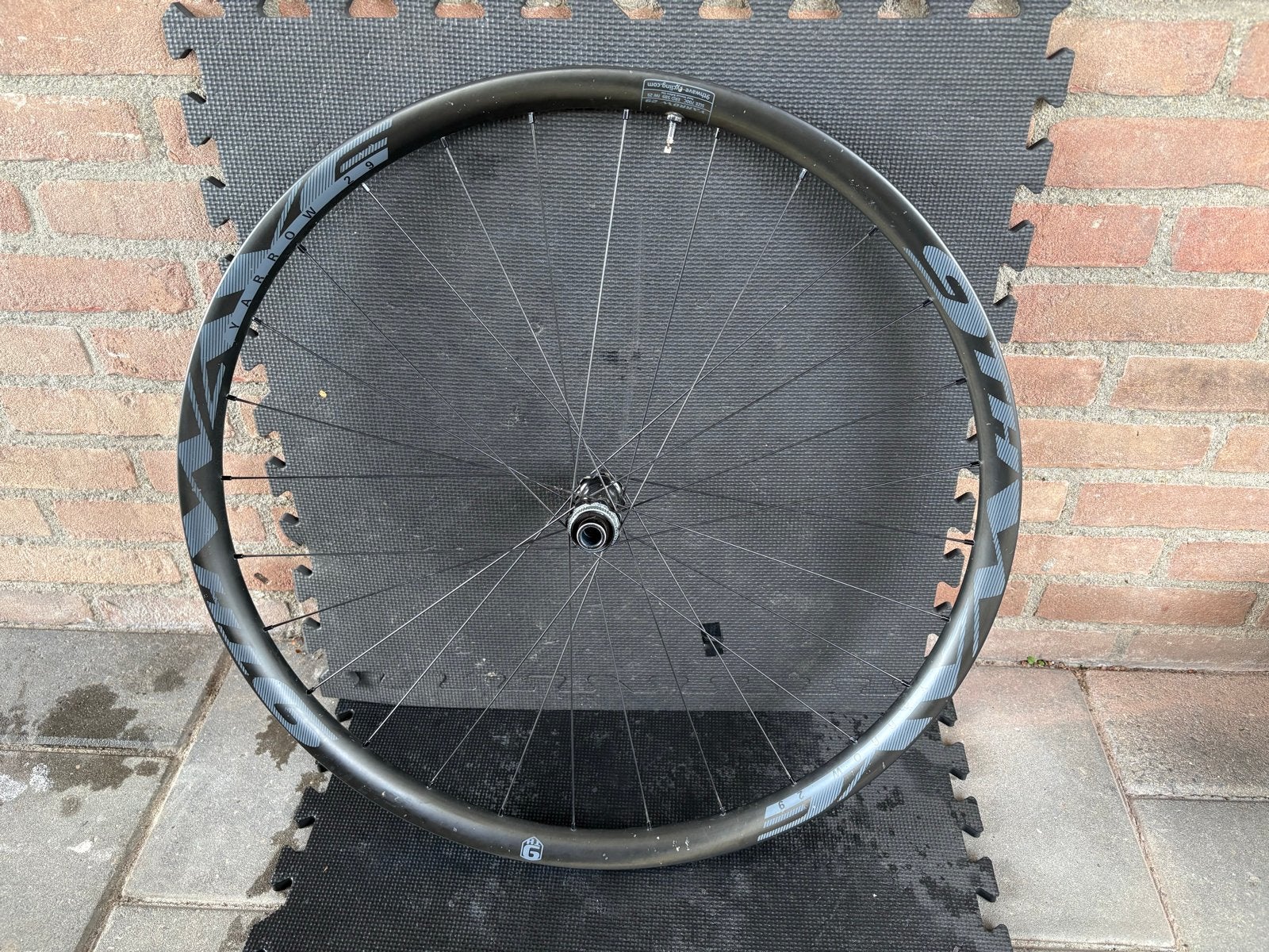 9th Wave Yarrow 29 inch wielset met SRAM body, 1551gr, Fietsen en Brommers, Fietsonderdelen, Gebruikt, Mountainbike, Carbon, Ophalen