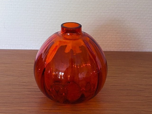 Oranje cristal vaasje Prinses Juliana 1927, Ophalen of Verzenden
